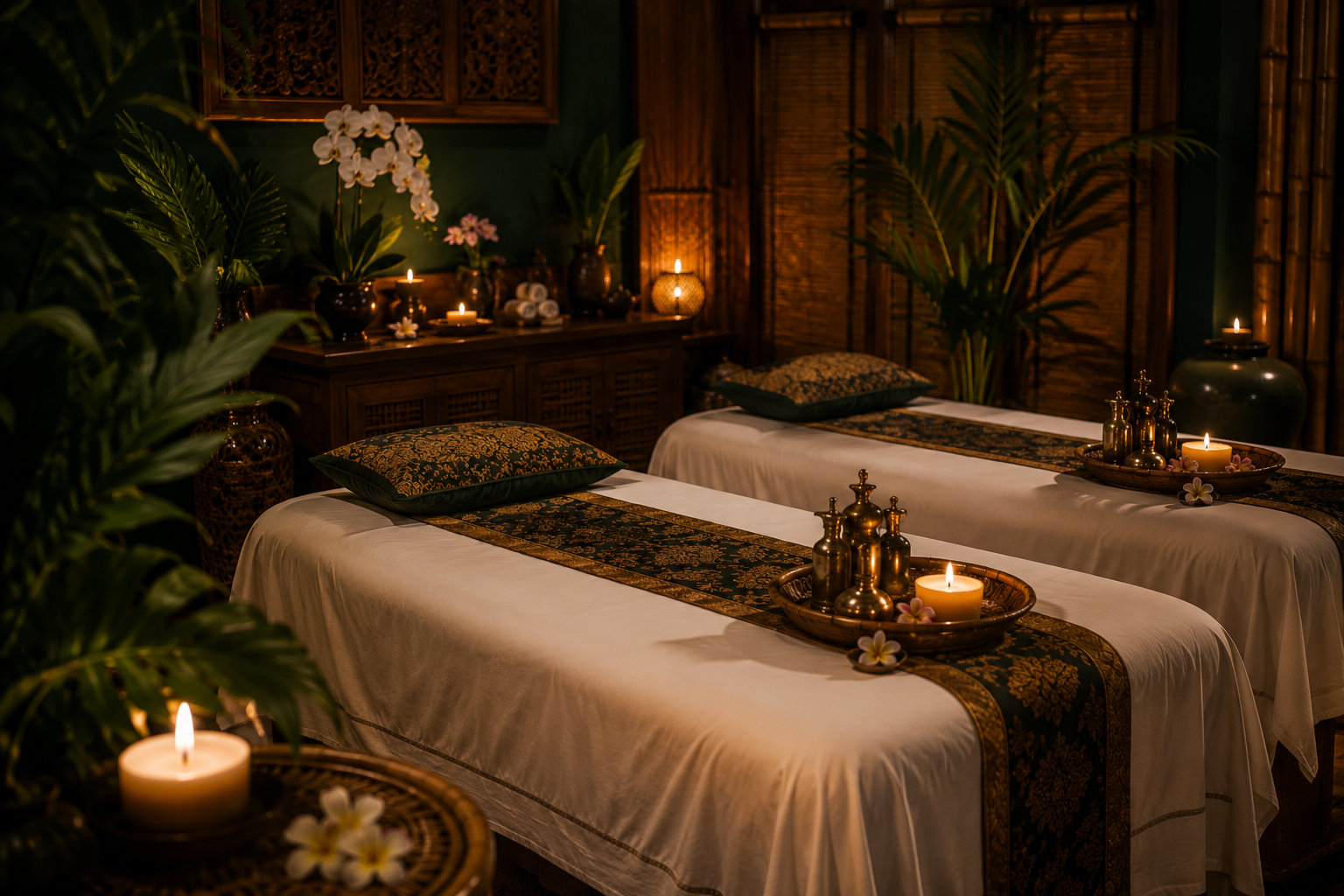 Elegancki gabinet spa Hati Thai - rytuał premium dla dwojga