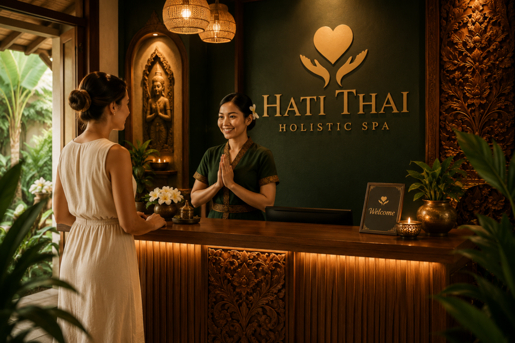 Recepcja salonu Hati Thai